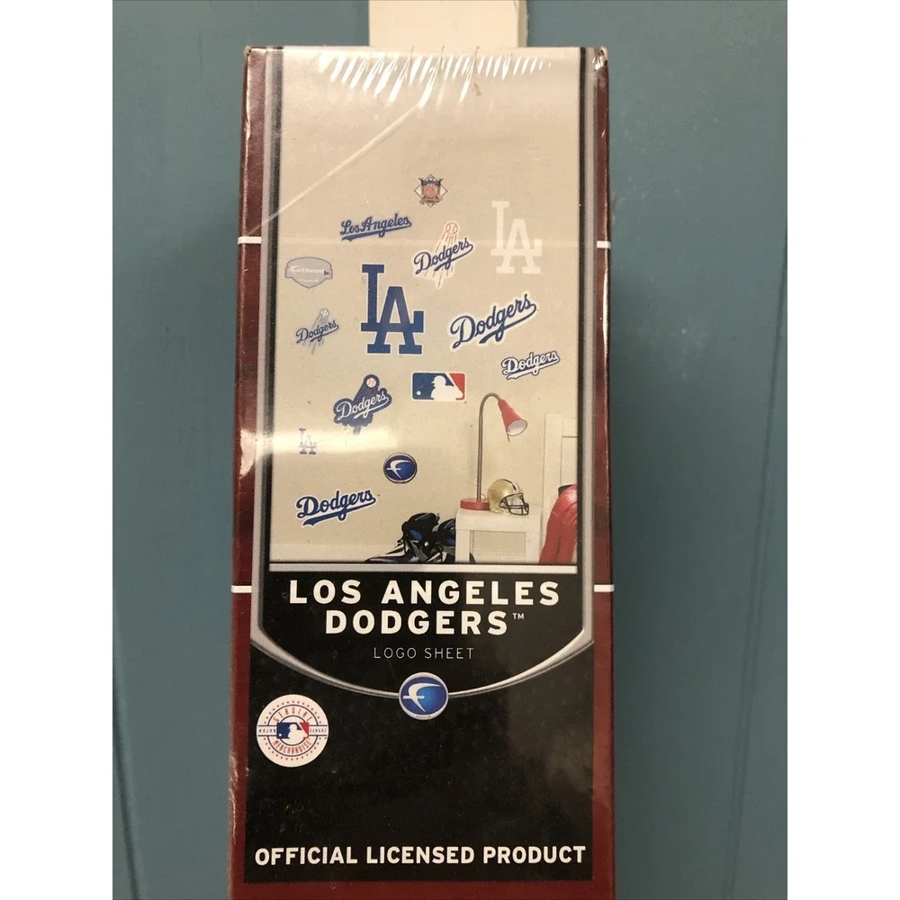 LA Los Angeles DODGERS Logo Fathead Jr‎ Reusable Vinyl Wall Decal room decor